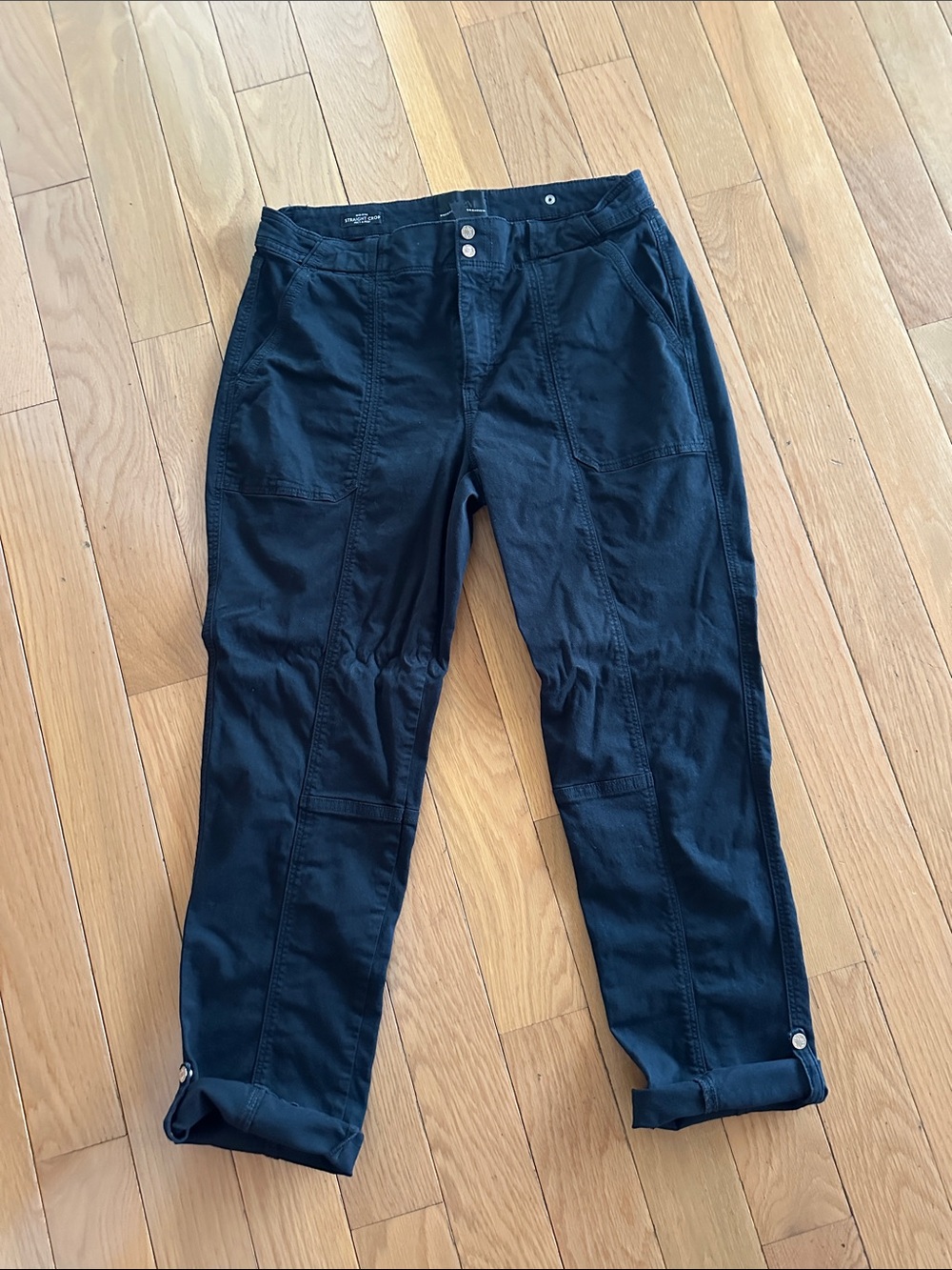 White House Black Market Men's Black Cargo Pants